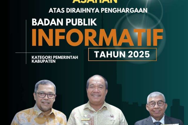 DPRD Kabupaten Asahan Apresiasi Pemerintah Kabupaten Asahan atas Penghargaan Badan Publik Informatif Tahun 2025